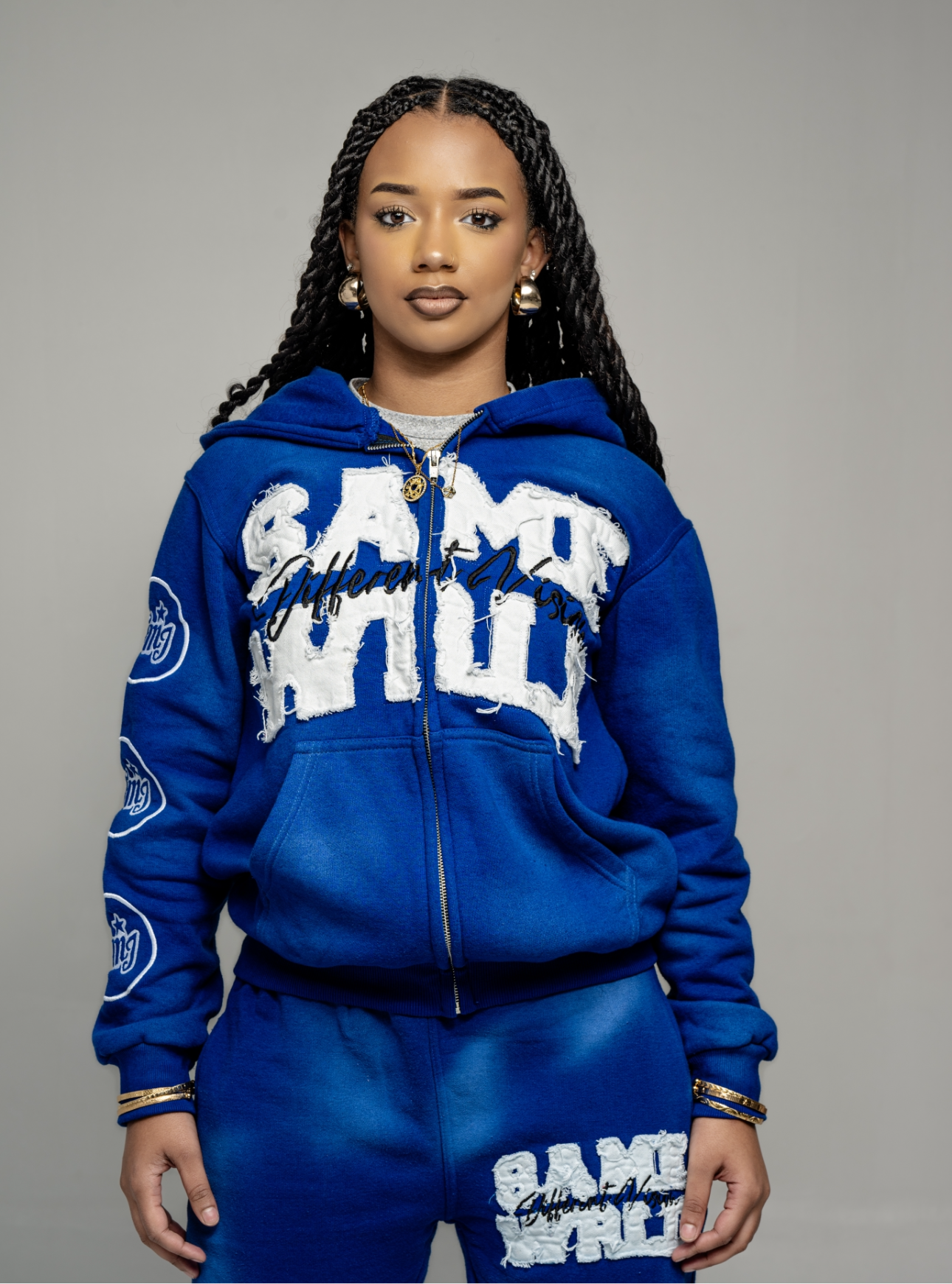 “BLUE” S1 ZIP UP